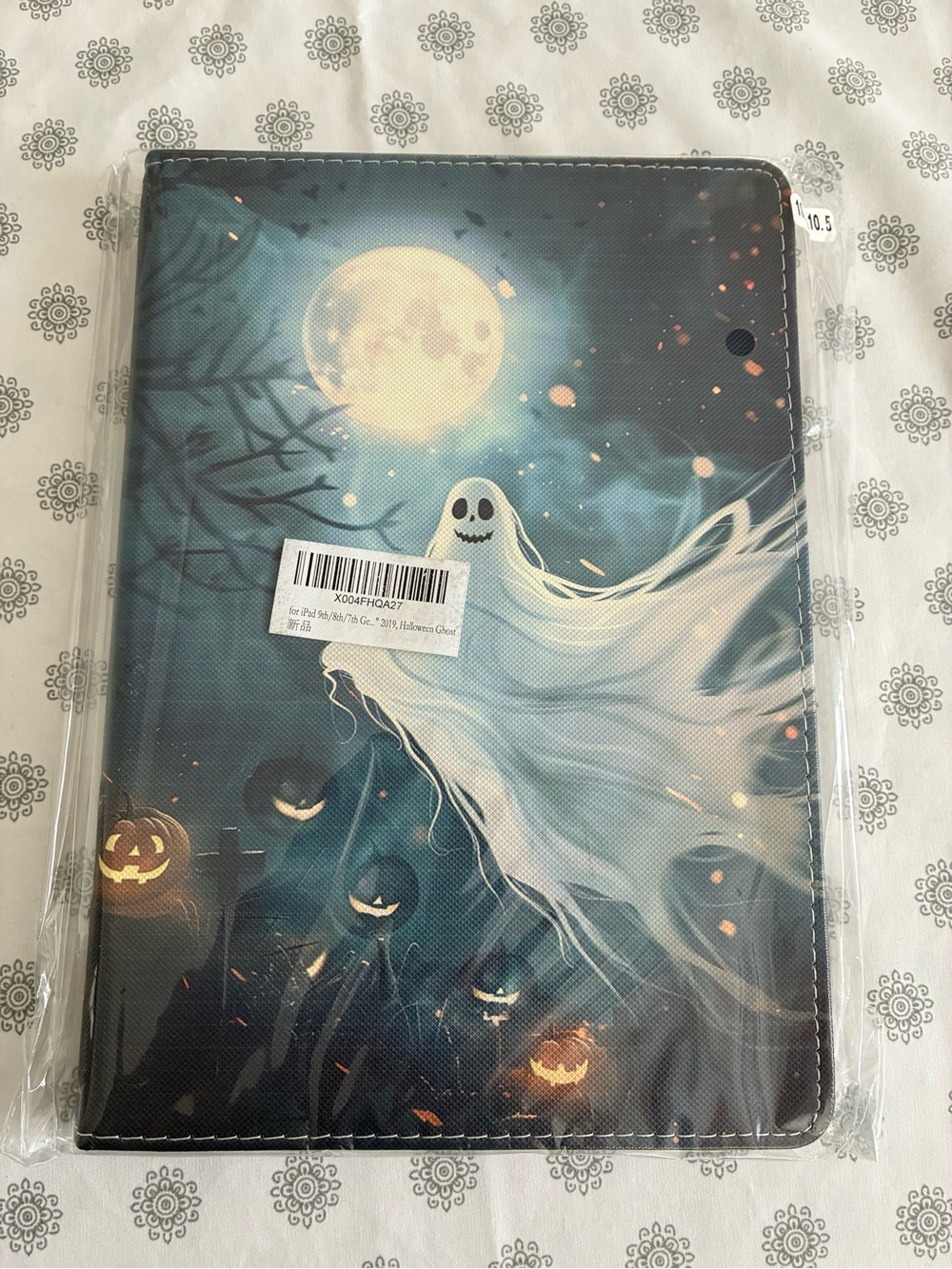 Halloween Ghost Tablet Case Cover - Blue iPad generation 9/8/7
